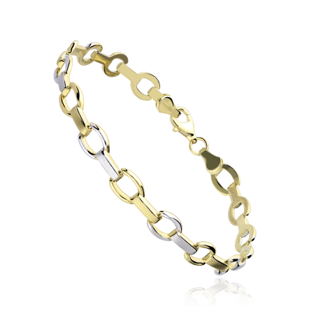 Pulsera Oro Bicolor 18k "Esbatt"