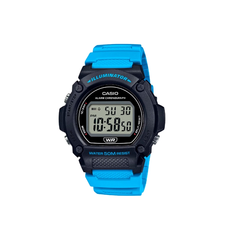 Reloj Casio illuminator Azul W-219H-2A2VEF