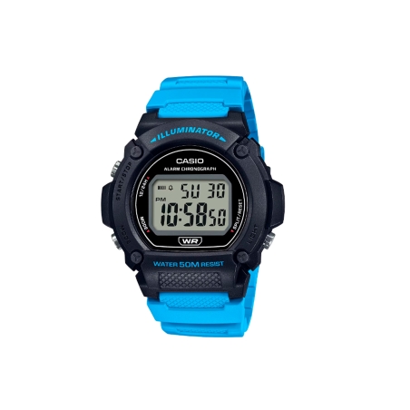 Reloj Casio illuminator Azul W-219H-2A2VEF