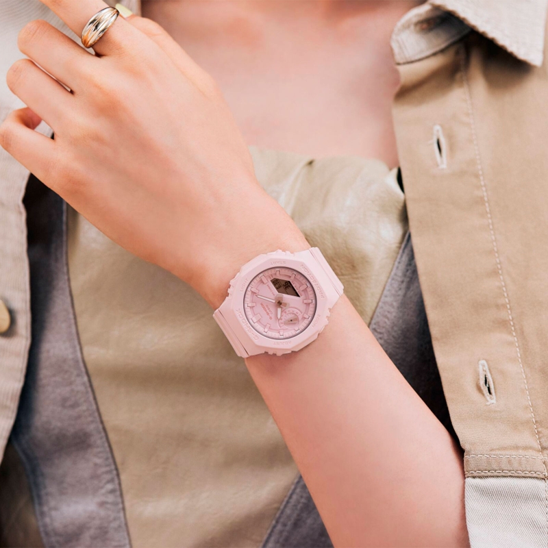 Reloj Casio G-shock rosa GMA-S2100BA-4AER - Joyerías Sánchez