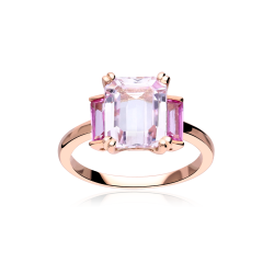 Anillo Oro Rosa 18k Rosas de Francia "Jaipur"