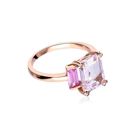 Anillo Oro Rosa 18k Rosas de Francia "Jaipur"