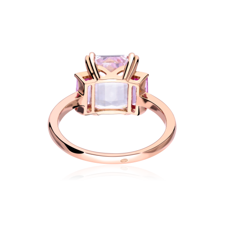 Anillo Oro Rosa 18k Rosas de Francia "Jaipur"