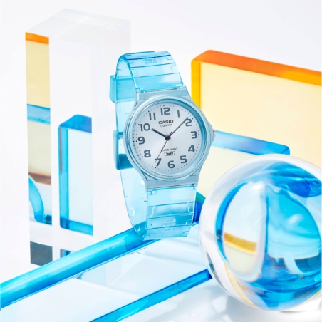 Reloj Casio acero mujer Pop azul MQ-24S-2BEF