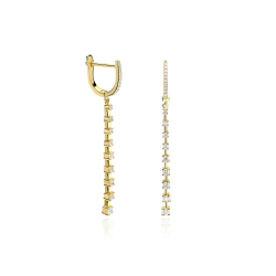 Pendientes Oro 18k Diamantes 0 52 cts  Dubai 