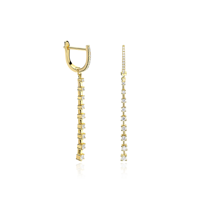 Pendientes Oro 18k Diamantes 0.52 cts "Dubai"