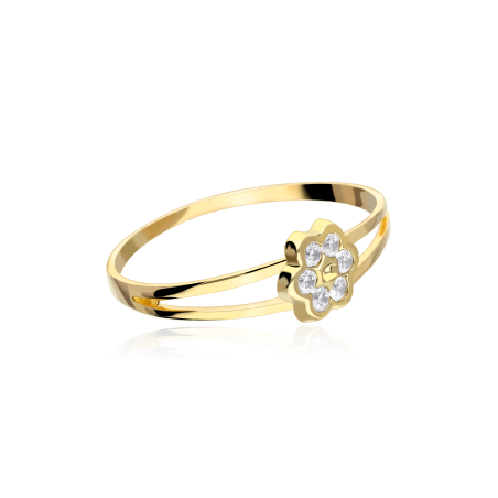 Conjunto Oro 18k, circonita y perla "Magical"