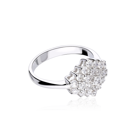 Anillo Oro Blanco y Diamantes 1.29cts "Galán"