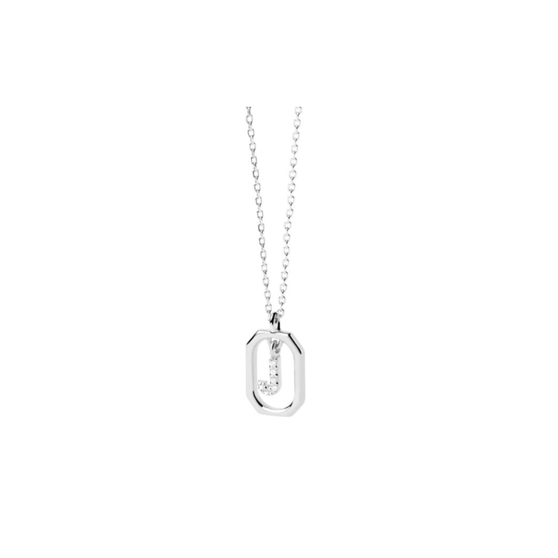 Collar Pdpaola letra J mujer plata CO02-521-U Collar Pdpaola letra J mujer plata CO02-521-U