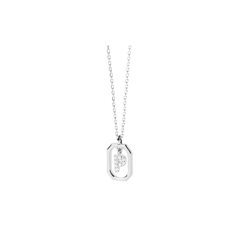 Collar Pdpaola letra P mujer plata CO02-527-U Collar Pdpaola letra P mujer plata CO02-527-U