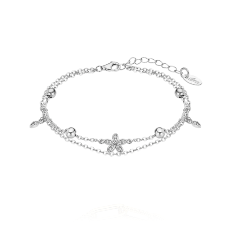 Pulsera Lotus Silver mujer estrella plata circonitas LP3178-2/1