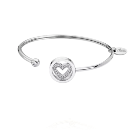 Pulsera Lotus Style mujer acero inoxidable 316L corazón abierto LS2182-2/1