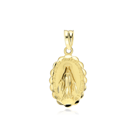 Medalla Virgen Milagrosa Oro 18k 0307443