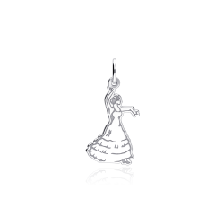 Colgante Plata primera ley "Flamenca"