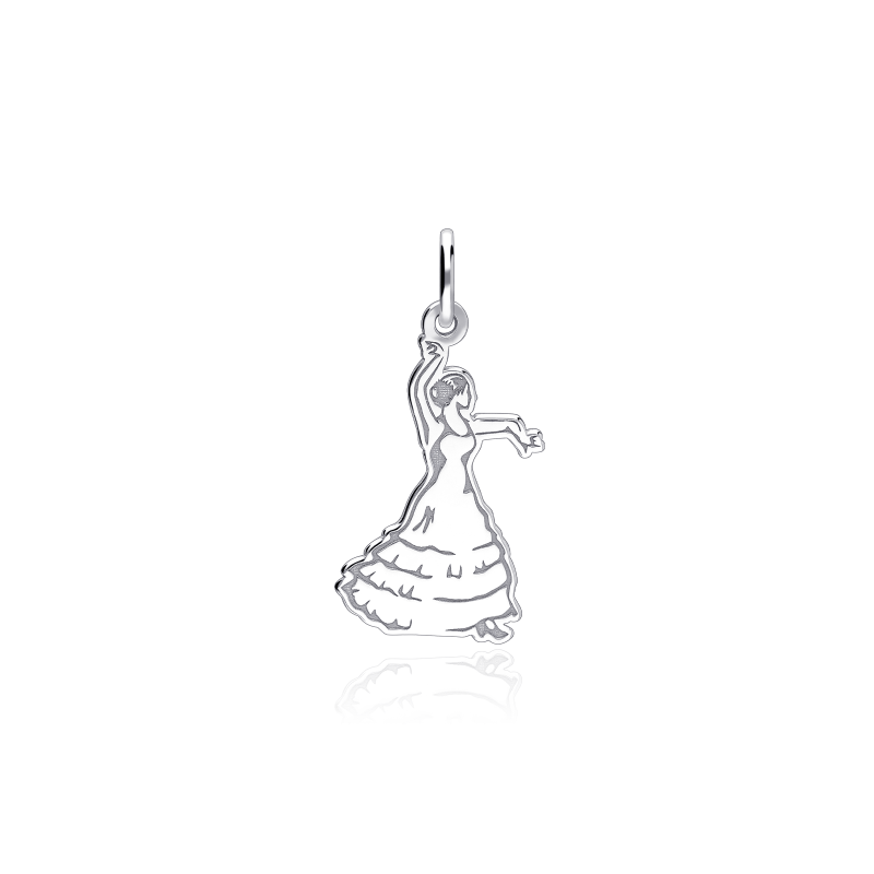 Colgante Plata primera ley "Flamenca"