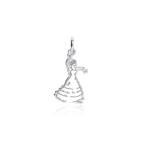 Colgante Plata primera ley "Flamenca"