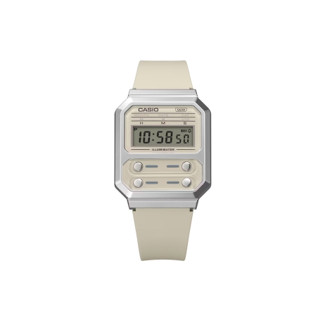 Reloj Casio collection gris mujer A100WEF-8AEF