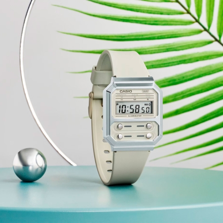 Reloj Casio collection gris mujer A100WEF-8AEF