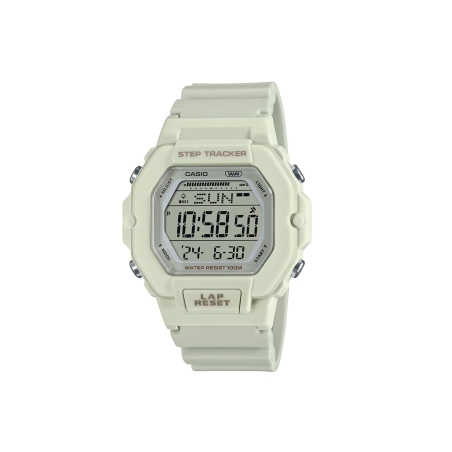 Reloj Casio digital blanco mujer LWS-2200H-8AV