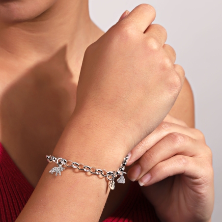Pulsera plata primera ley "Feria"