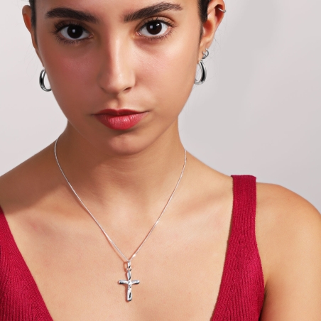 Cruz Plata Primera ley 28 mm "Round"