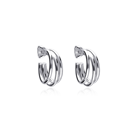AROS "DREI" PLATA DE PRIMERA LEY 14MM