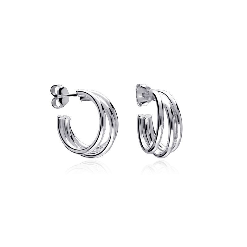 AROS "DREI" PLATA DE PRIMERA LEY 14MM