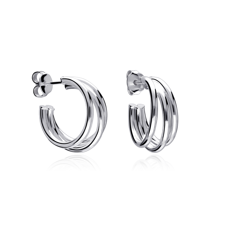 AROS "DREI" PLATA DE PRIMERA LEY 20MM