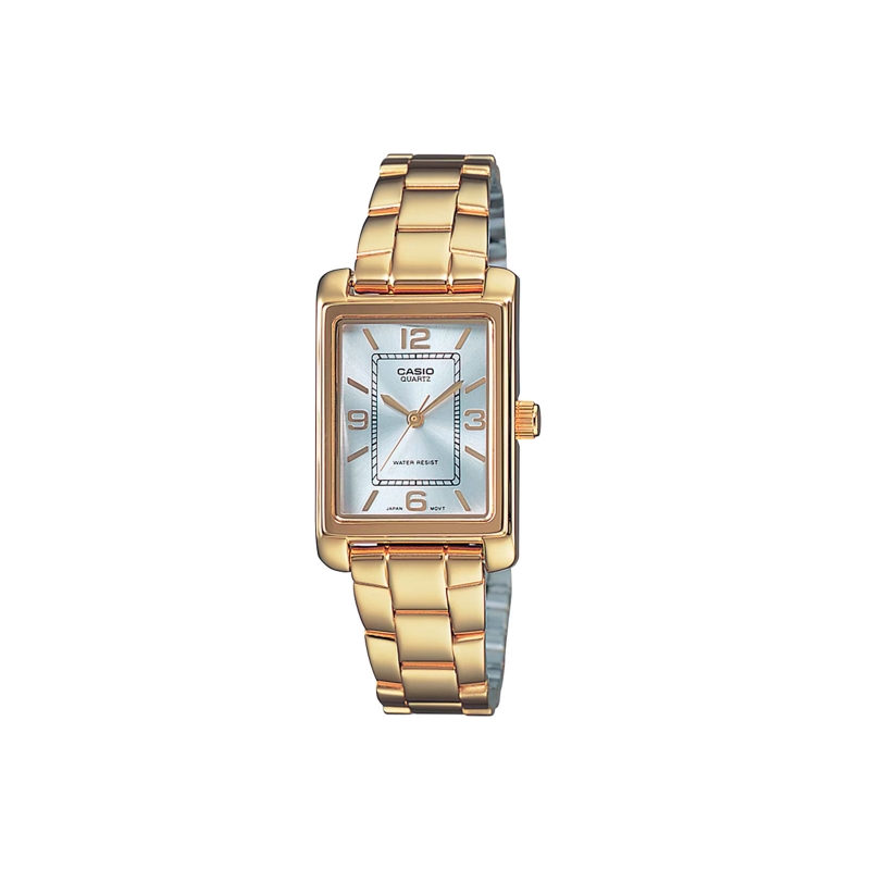 Reloj Casio acero mujer dorado LTP-1234PG-7AEG