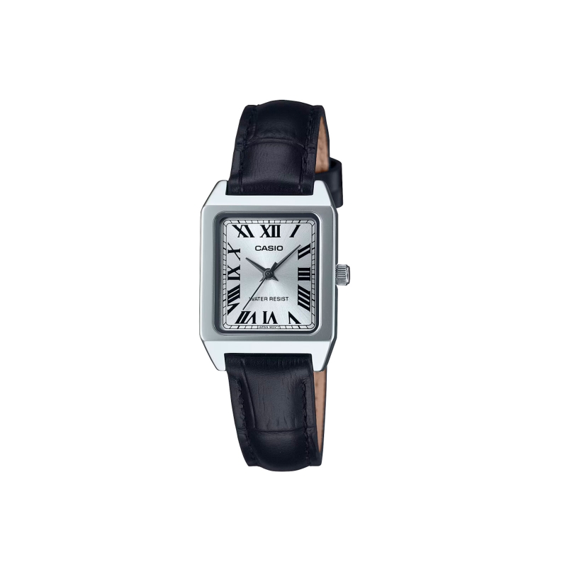 Reloj Casio acero correa piel mujer LTP-B150L-7B1EF