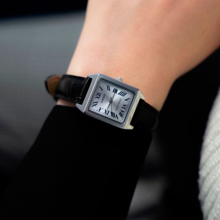 Reloj Casio acero correa piel mujer LTP-B150L-7B1EF
