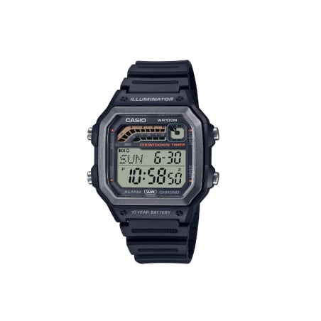 Reloj Casio Illuminator negro WS-1600H-1AVEF