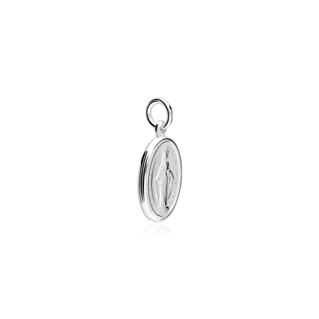 Colgante de la Virgen Milagrosa Plata de Ley