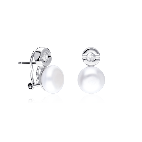 Pendientes Plata Primera Ley Perlas "Kasi"