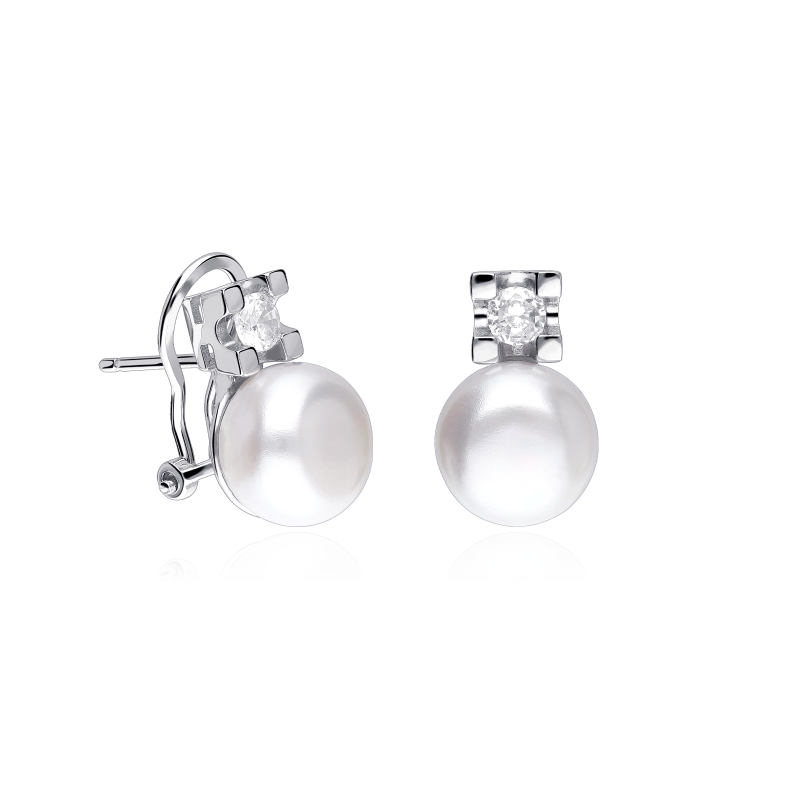 Pendientes Plata Primera Ley Perlas "Kimetz" Pendientes Plata Primera Ley Perlas "Kimetz"