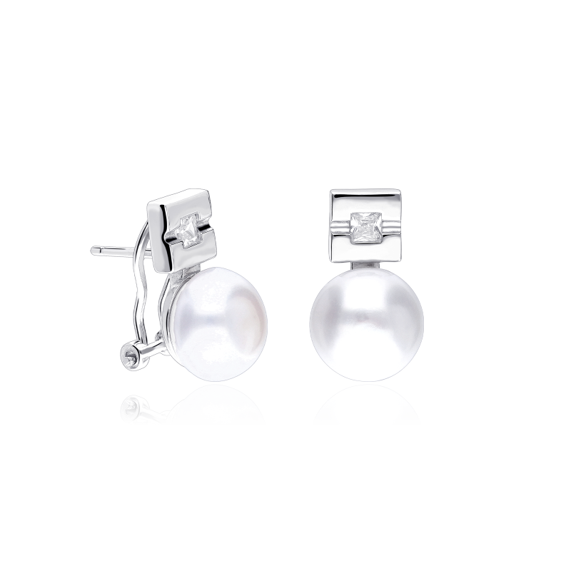 Pendientes Plata Primera Ley Perlas "Zuri"