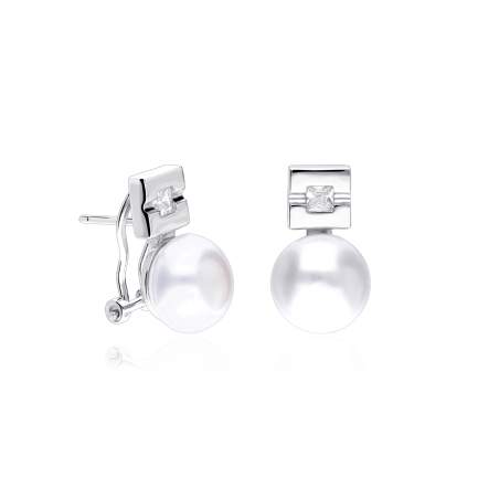 Pendientes Plata Primera Ley Perlas "Zuri"