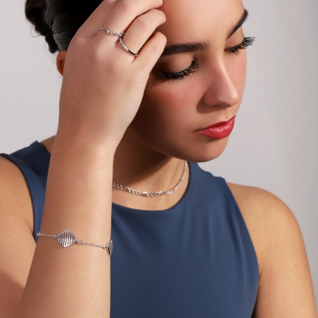 Pulsera plata primera ley "Murian"