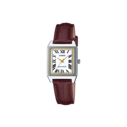 Reloj Casio acero correa piel mujer LTP-B150L-7B2EF