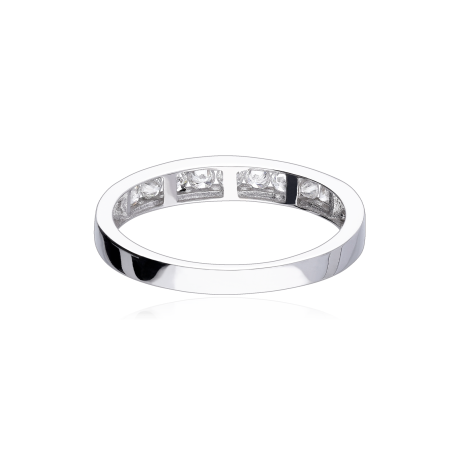 ANILLO "BALME" ORO BLANCO 18K Y DIAMANTES 0.45 CTS