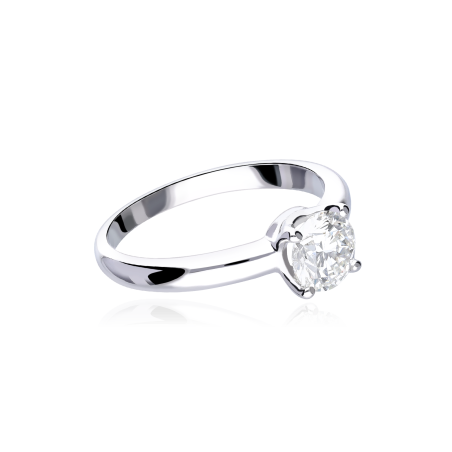 Anillo "Borgarello" Oro Blanco 18k y Diamante 1.00 cts