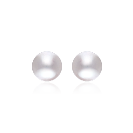 Pendientes Oro 18k Perlas Cultivadas Mabe "Clarence"
