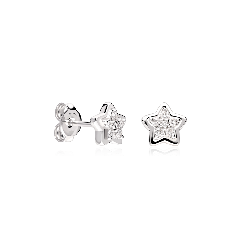 Pendientes Oro 18k y diamantes "Luz"