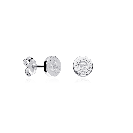 PENDIENTES "ATENEA" ORO BLANCO 18K