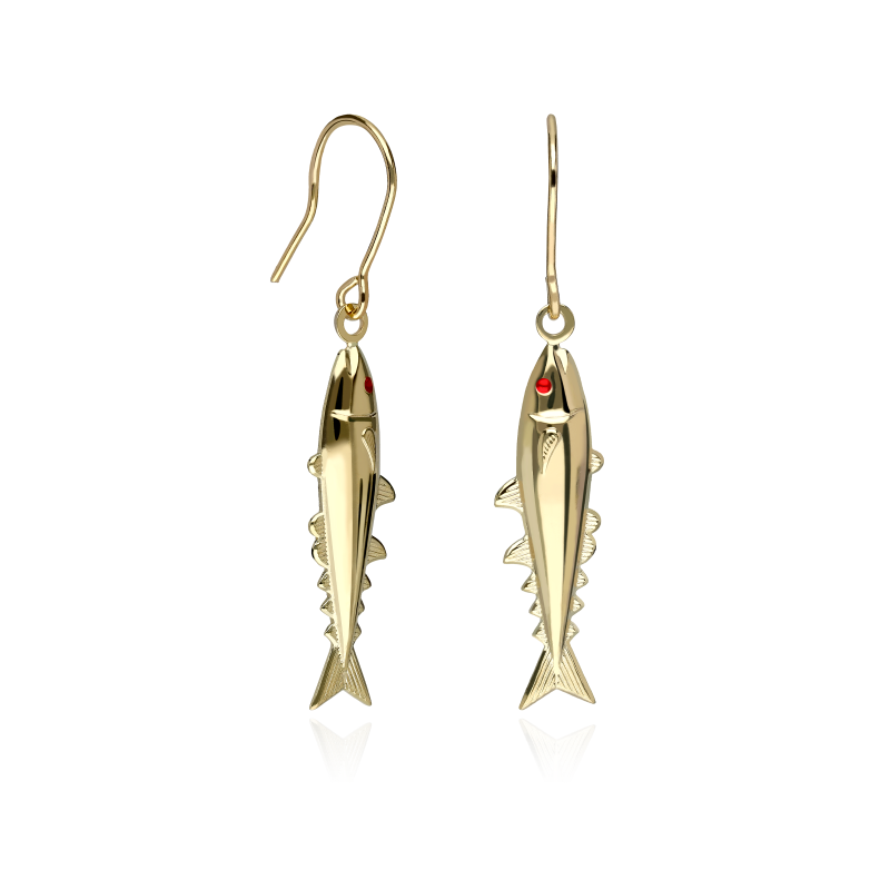 PENDIENTES "THON" ORO 18K