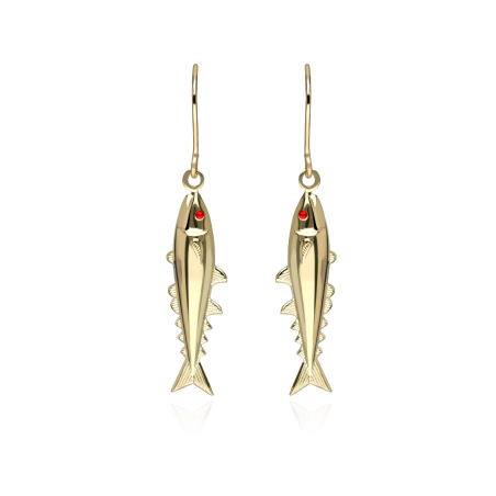 PENDIENTES "THON" ORO 18K