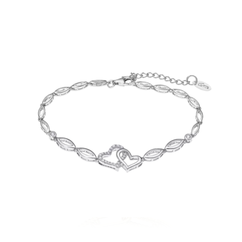 Pulsera Lotus Silver mujer plata corazones LP3424-2/1
