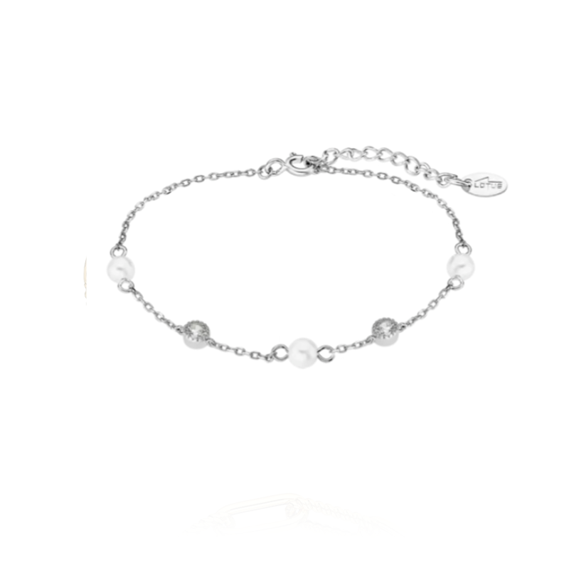 Pulsera Lotus Silver mujer plata con circonitas LP3411-2/1