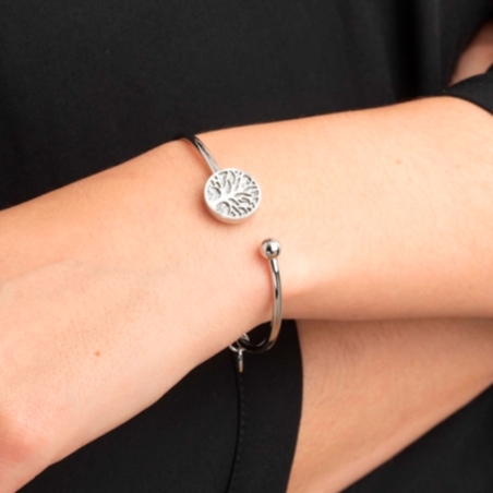 Pulsera Lotus Style mujer árbol de la vida en acero inoxidable 316L LS2225-2/3