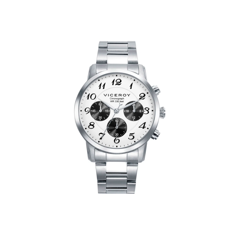 Reloj Viceroy mujer brazalete acero esfera blanca 41149-05